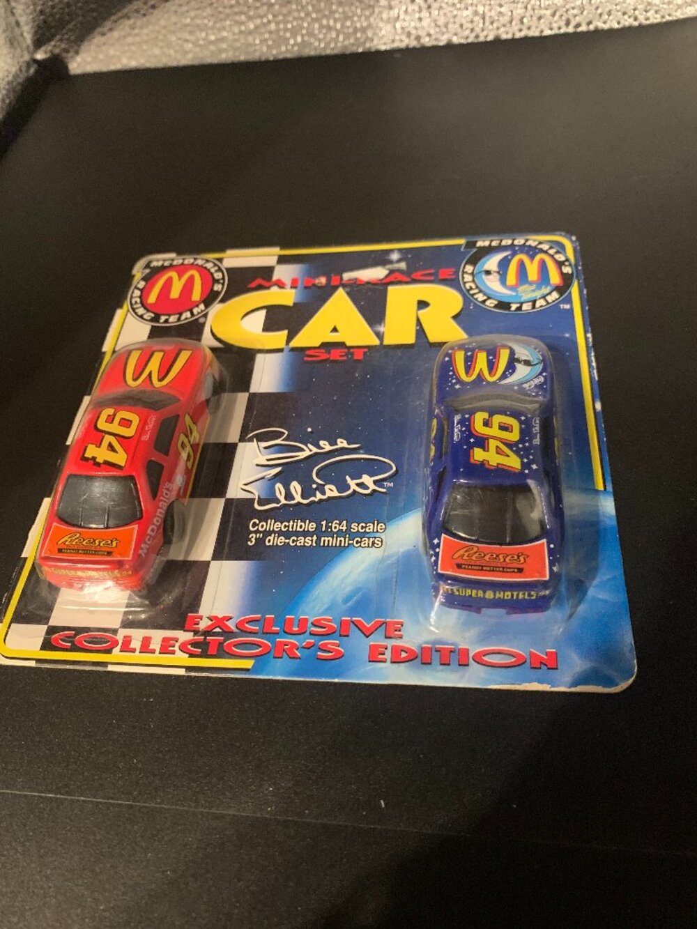 1:64 Mcdonald's Mini Race Car Set Bill Elliot NEW IN PACKAGE
